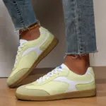 Casual PU Leather Sneakers For Women - Image 3