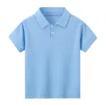 Solid Color Polo For Boys - Image 5