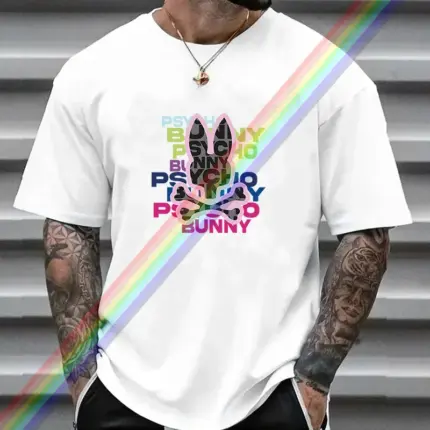 Casual Rabbit Printing T-Shirt For Men