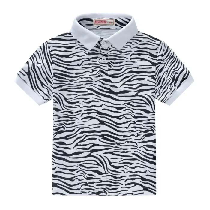 Casual Print Polo Shirts For Boys - Image 4