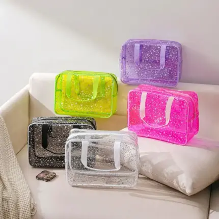 Clear PVC Waterproof Beach Bags For Women