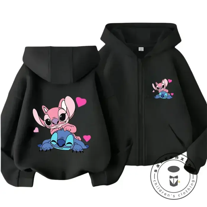 Casual Lilo And Stitch Hoodies For Girls - Image 4