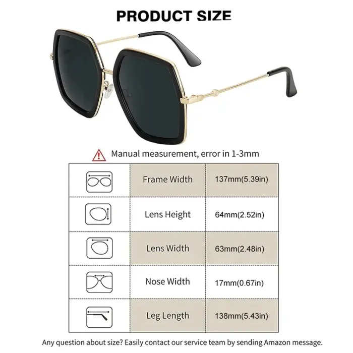 New Oversized Sunglasses For Women - Image 2