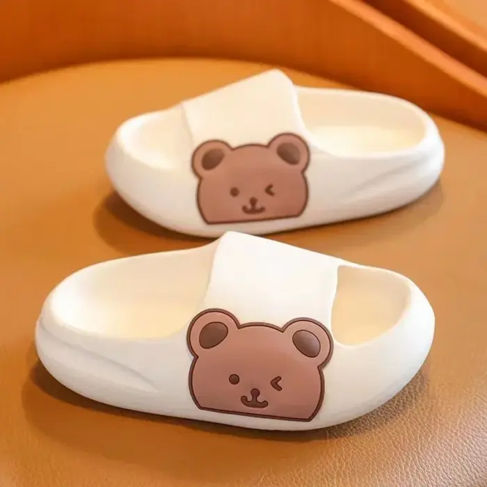 Cute Bear Slippers For Boys - Image 3
