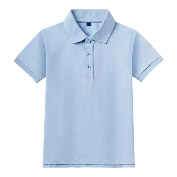 Casual Solid Color Polo For Boys - Image 1