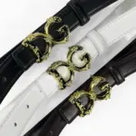 Vintage Alloy Buckle Belts For Women - Image 4