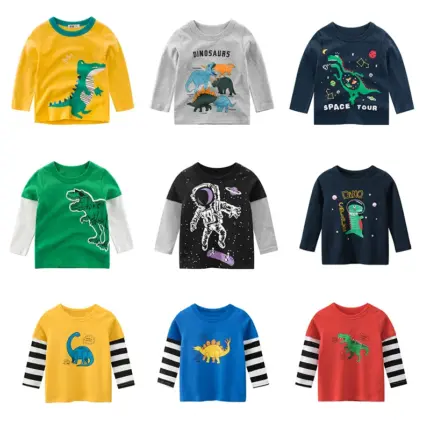 New Long Sleeve T-Shirts For Boys