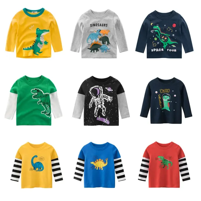 New Long Sleeve T-Shirts For Boys - Image 1