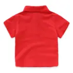 Simple Cotton Polo Shirts For Kids - Image 4