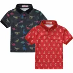 Casual Print Polo Shirts For Boys - Image 5