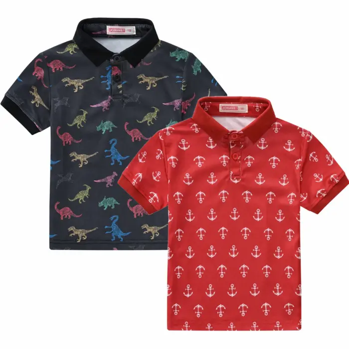 Casual Print Polo Shirts For Boys - Image 5
