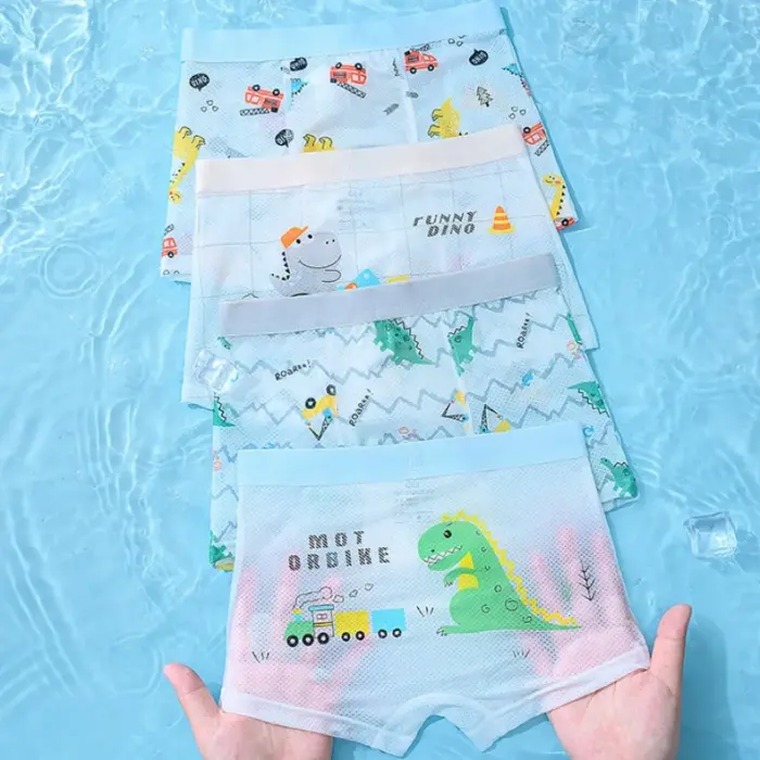 4PCS Soft Underwear For Boys - Image 1