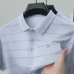 New Ice Silk Polo Shirts For Men - Image 2