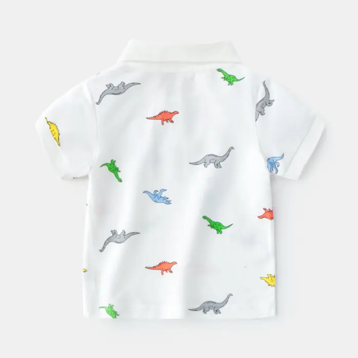 Dinosaur Polo Shirts For Boys - Image 2
