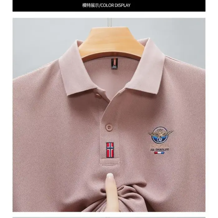 Embroidered100% Pure Cotton Polo For Men - Image 2