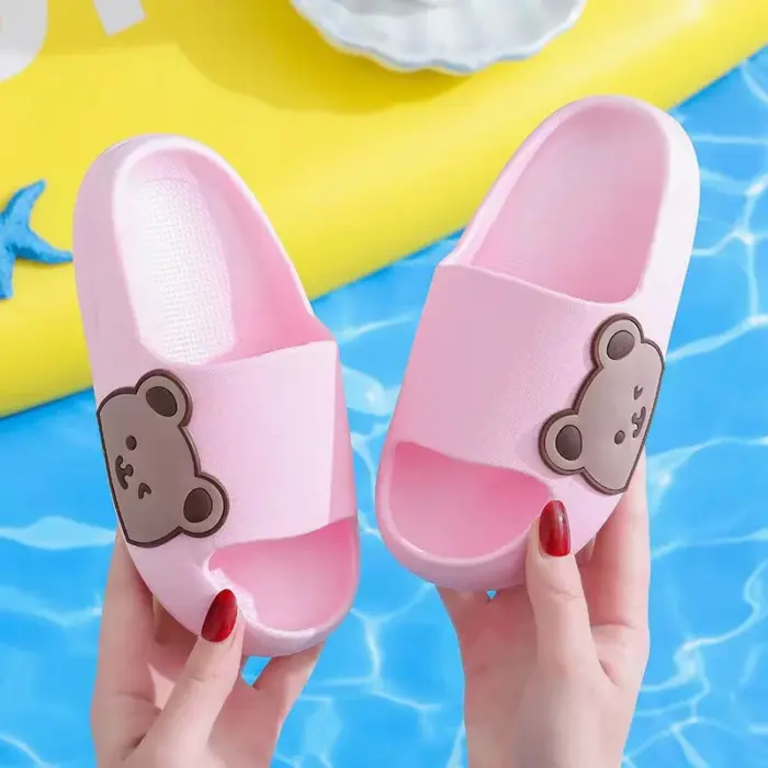 Cute Bear Slippers For Boys - Image 5