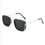 Metal Square Frame Sunglasses For Men - Image 2