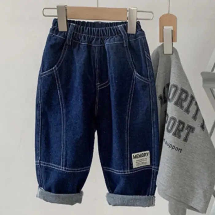 Casual Denim Trousers For Boys - Image 1