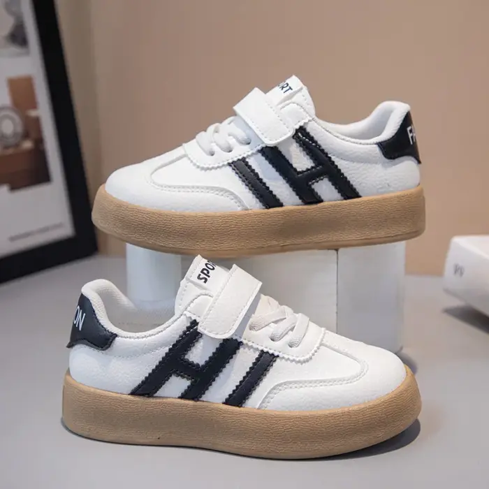 Soft Pu Leather Sneakers For Boys - Image 1