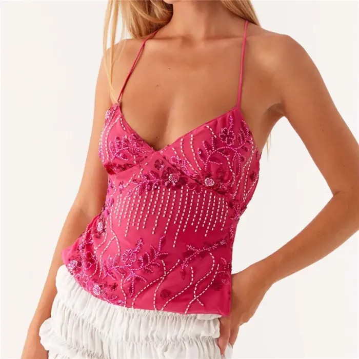 Summer Sequin Tops For Women - Image 5