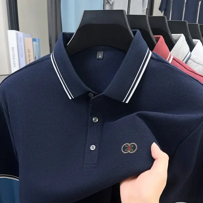 100% Cotton Polo Shirts For Men - Image 5
