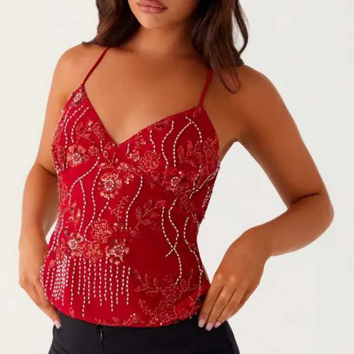 Summer Sequin Tops For Women - Image 2
