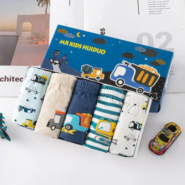 Comfortable Elastic Boxer Set For Boys - Image 1