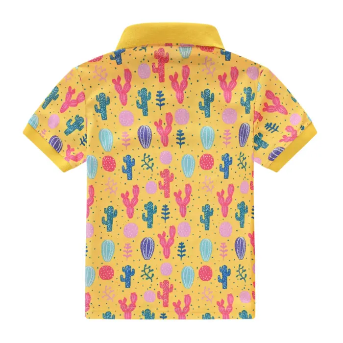 Casual Print Polo Shirts For Boys - Image 3
