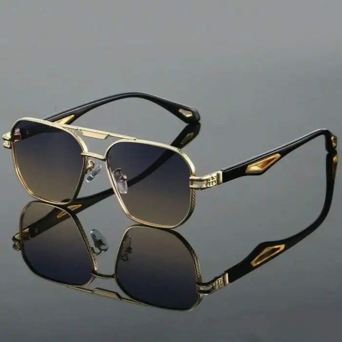 Classic Double Bridge Sunglasses For Men - Image 2