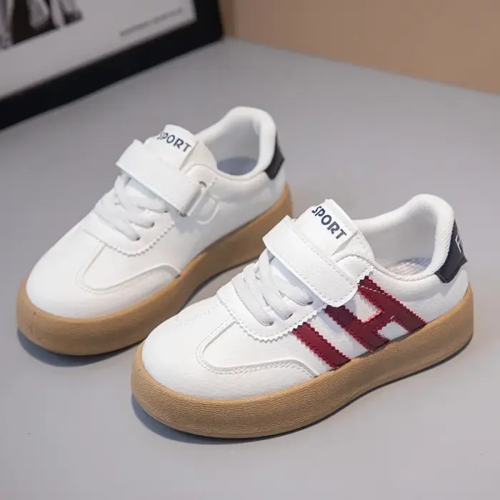 Soft Pu Leather Sneakers For Boys - Image 4