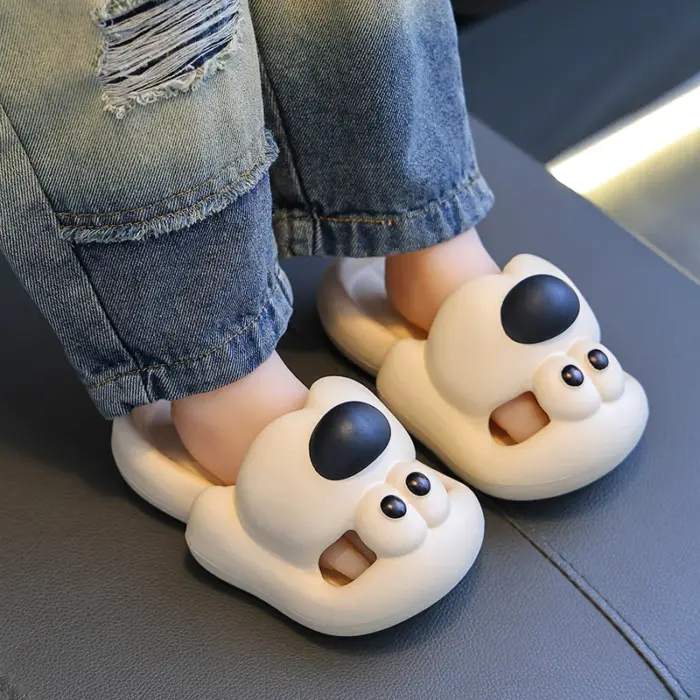 Cute Puppy Face Slippers For Kids - Image 2