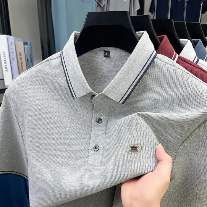 100% Cotton Polo Shirts For Men - Image 3
