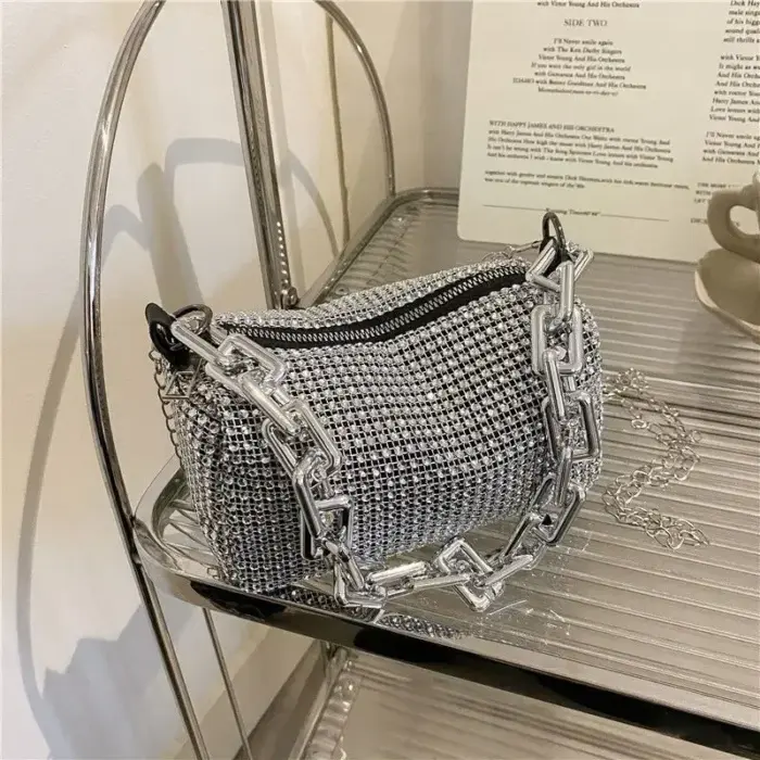 Luxury Rhinestone Shoulder Bags For Women - Image 2