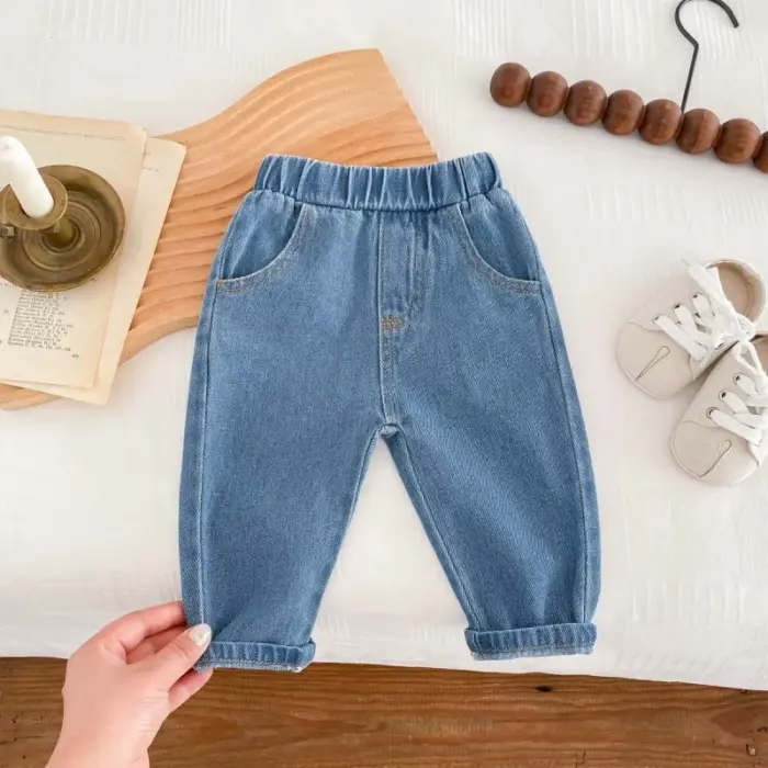 Loose Denim Trousers For Boys - Image 3