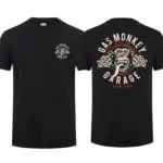 Cotton Gas Monkeys Garage T-Shirts For Men - Image 6
