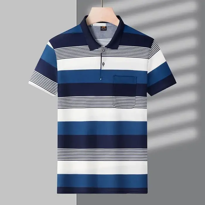 New Striped Polo Shirts For Men - Image 3