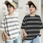 Luxury Striped T-Shirts For Boys - Image 2