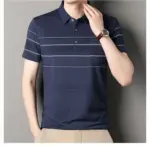 Summer Ice Silk Polo Shirts For Men - Image 4