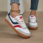 Casual PU Leather Sneakers For Women