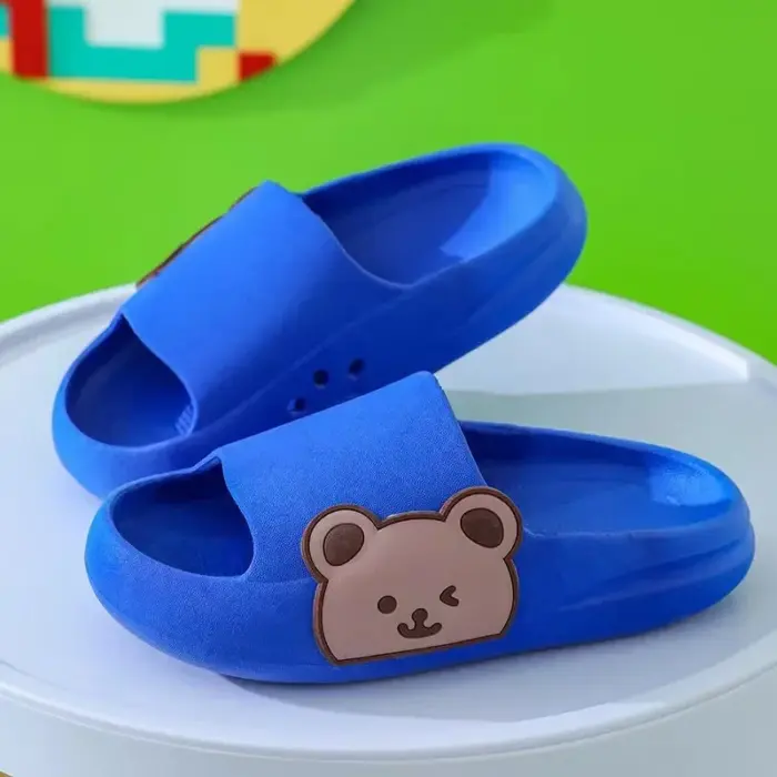 Cute Bear Slippers For Boys - Image 1