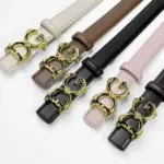 Vintage Alloy Buckle Belts For Women