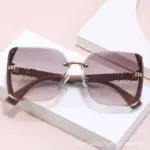 Vintage Oversized Sunglasses For Women - Image 5