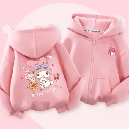 My Melody Zipper Hoodies For Girls