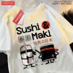 Sushi Printing T-Shirts For Men - Image 2