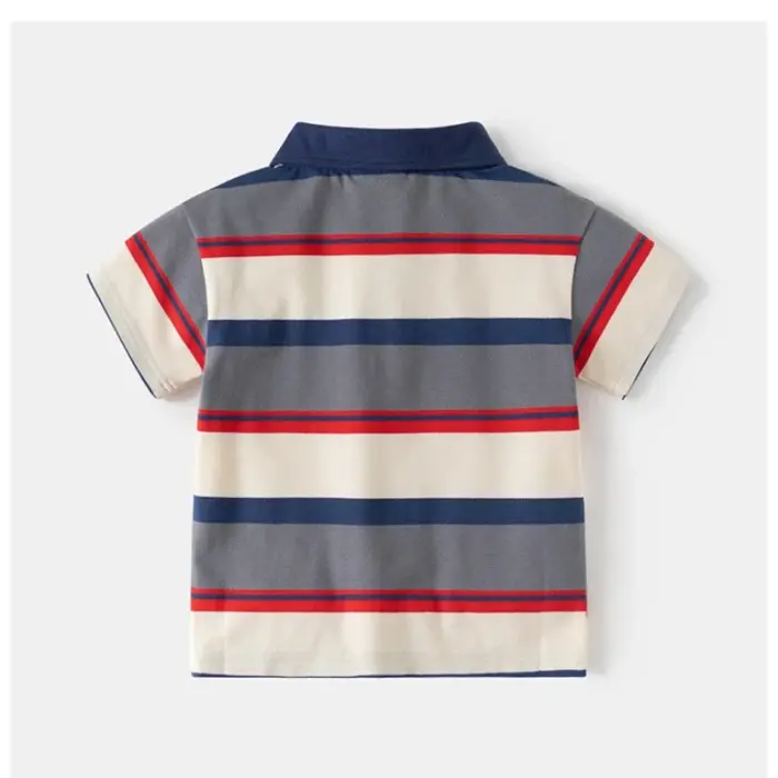 Basic Cotton Polo Shirts For Boy - Image 3