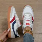 Casual PU Leather Sneakers For Women - Image 2