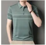 Summer Ice Silk Polo Shirts For Men - Image 6