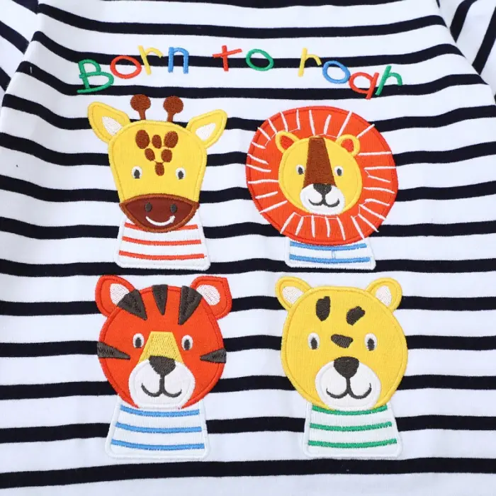 100% Cotton Animals T-Shirts For Boys - Image 5