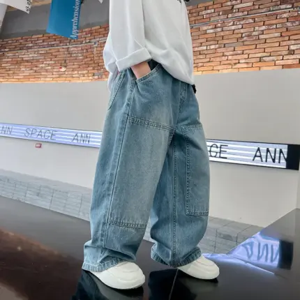 Casual Cargo Jeans For Boys