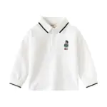 Basic Long Sleeve Polo Shirts For Boys